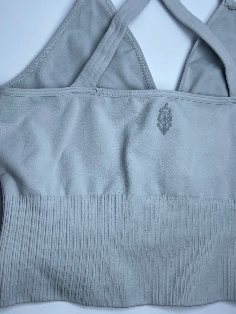 Free People Movement Seamless Ribbed Crossback Cropped Tank Top Size XS/S